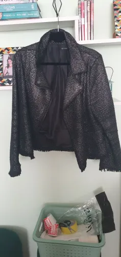Jaqueta Preto/Prata - Cortelle