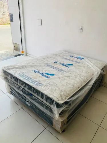 CAMA BOX DE CASAL MOLAS ENSACADAS