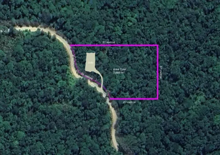 Lindo terreno para sítio / chácara com luz, água e terraplanado - 3.685 m²