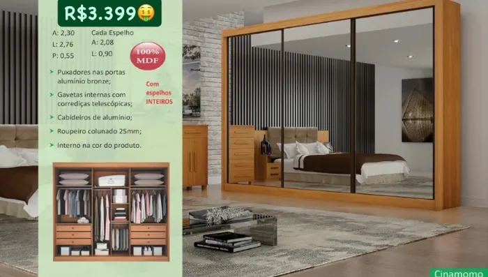 Guarda Roupa Casal D382