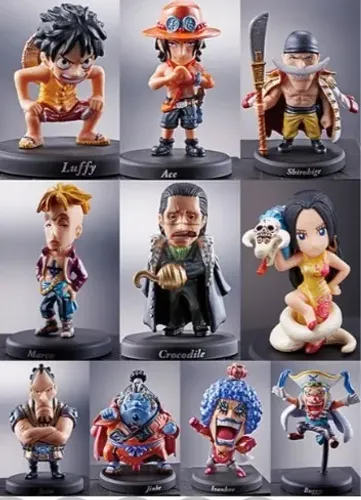 Set One Piece Collection Ace Rescue Formation A com 10 figures Bandai Luffy Ivankov
