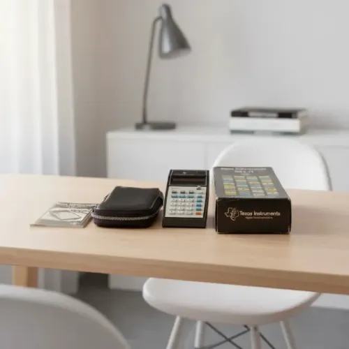 Antiga Calculadora Texas Instruments Sr-11 - Não Liga # (Usado)