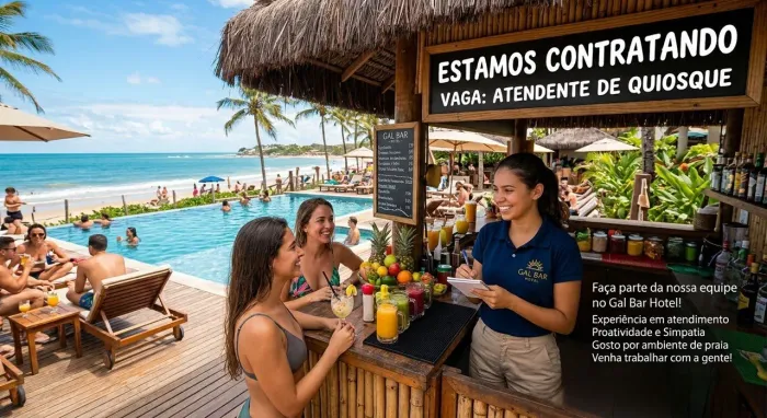 Vaga para Atendente de Quiosque