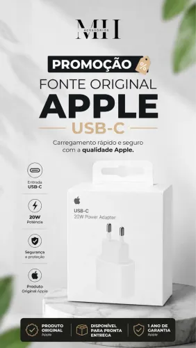 FONTE ORIGINAL APPLE USB-C