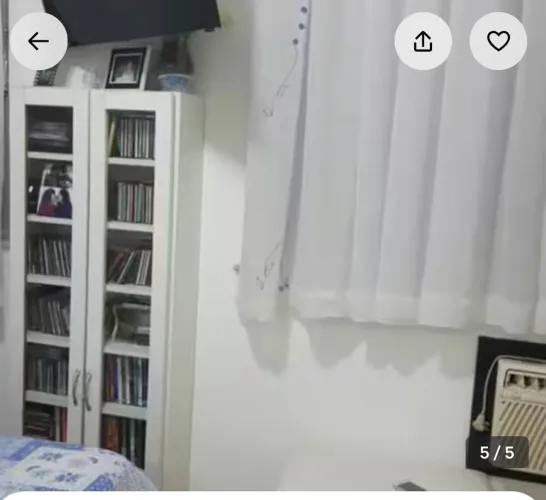 Quarto de casal para alugar por temporada  em Copacabana