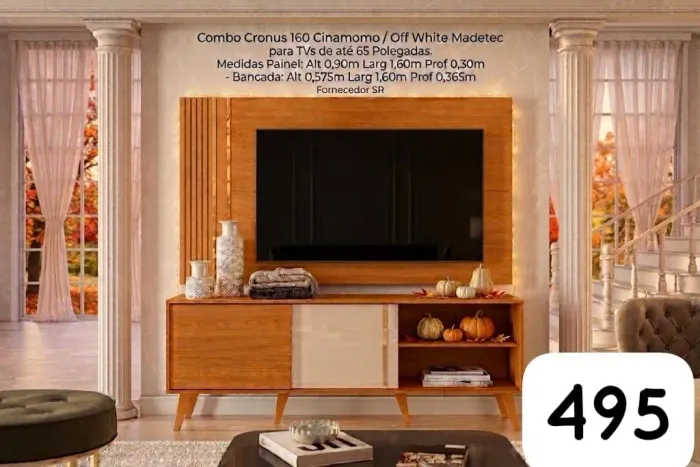 Painel + rack promoção