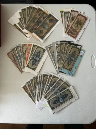 Cédulas antigas do Brasil 