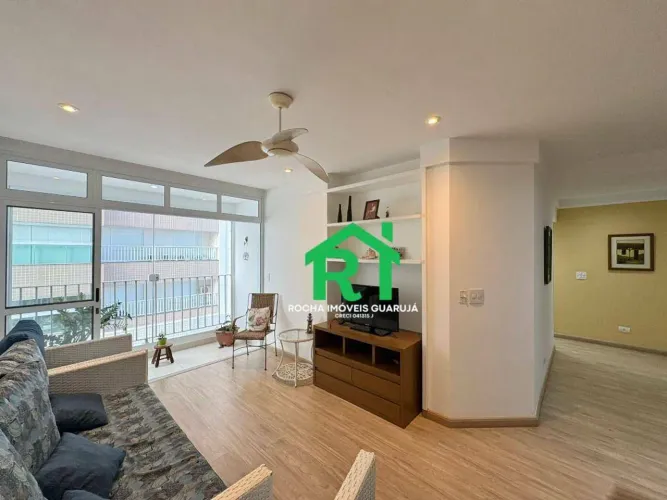 Apartamento com 3 quartos (1 suíte), 1 vaga e lazer à venda em Jardim Astúrias, Guarujá