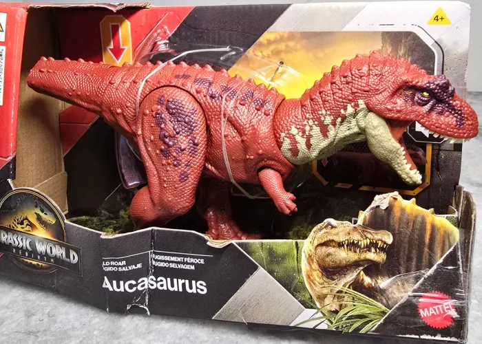 Jurassic World Rebirth Aucasaurus Mattel lacrado