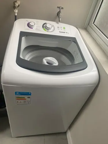 Lavadora de Roupas Consul 9kg CWB09BB com Dosagem Econômica e Ciclo Edredom - Branca