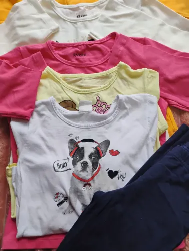 Lote roupas menina 6-8 anos (31 peças)