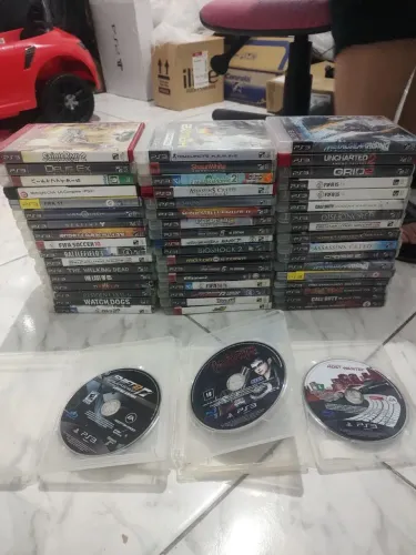 Lote de 54 jogos de PS3