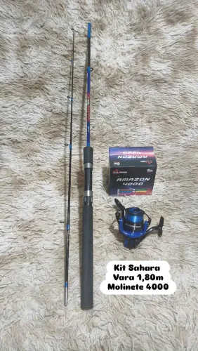 Kit de pesca Sahara novo 