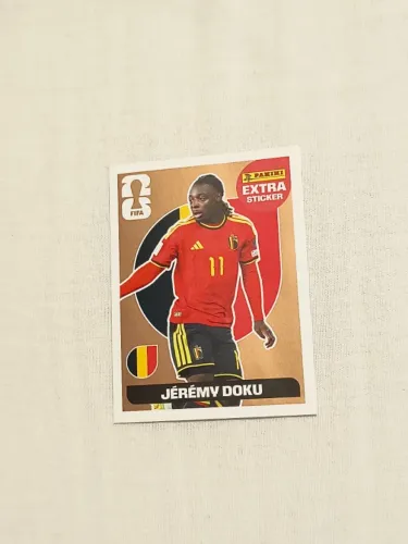 Figurinha Legend Jeremy Doku Bronze Copa 2026