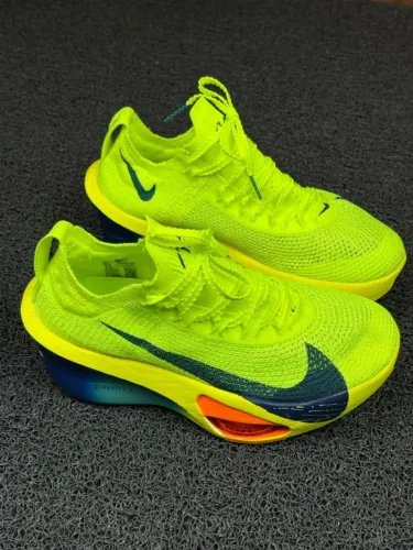 Tênis Nike Zoom Alphafly 3 Masculino Importado Cor: Verde-lima - Disponível 38 AO 43