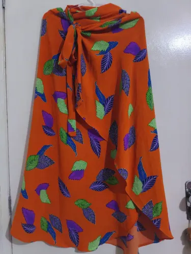 Saia Transpassada Estampada M/G