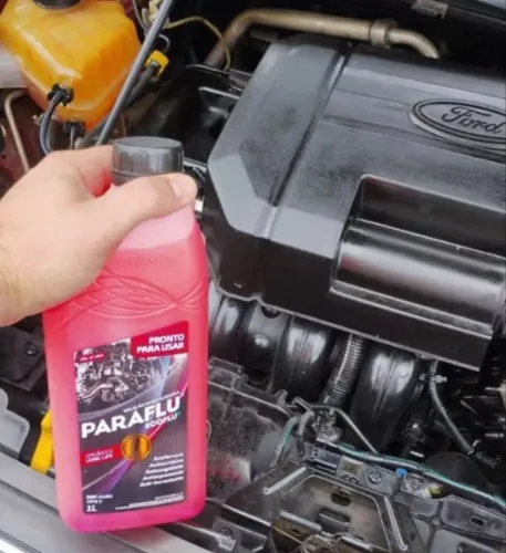 01 Paraflu Aditivo Radiador Rosa Pronto Para Uso Bio Life Orgânico Arrefecimento