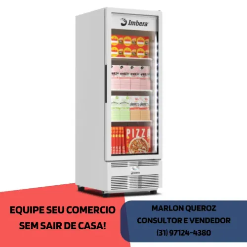 Freezer Imbera Porta de Vidro 565L