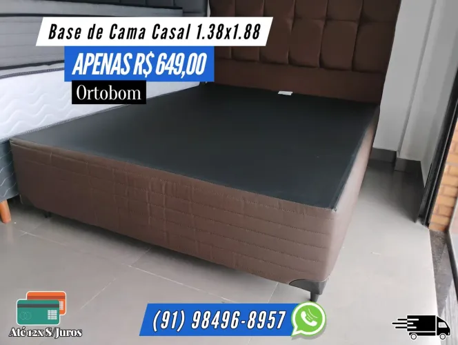 BASE CAMA CASAL ORTOBOM