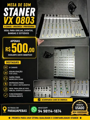 Vendo mesa de som