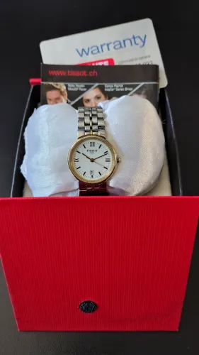 Relógio Feminino Tissot 1853 Detalhes de Elegância e Sofisticação Original Caixa e Manual