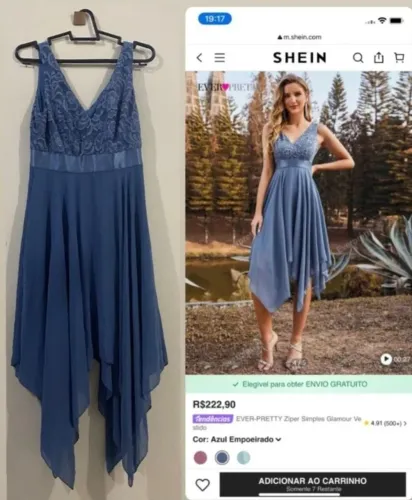 Vestido azul