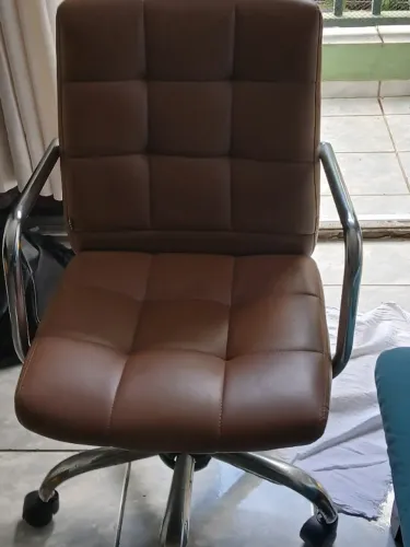 Cadeira Escritorio Confortavel Couro