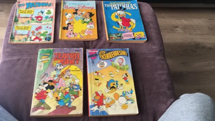 Lote 5 Gibis Disney Antigos Disney Especial Tio Patinhas Baby Disney