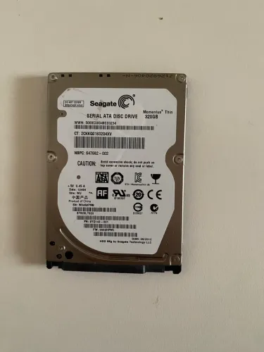 HD SEAGATE 320GB PARA NOTEBOOK 