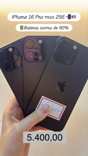 IPHONE 16 PROMAX 256GB