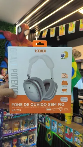 Fone de ouvido sem fio KAIDI KD-753