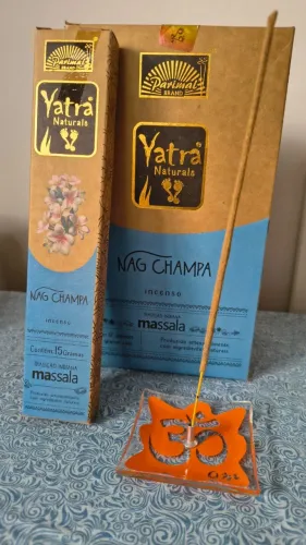 : Incenso Indiano Massala Yatra Naturals Orgânico - Importado da Índia