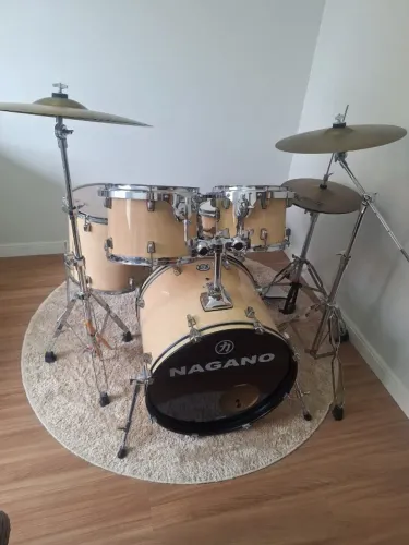 Bateria Acústica Nagano Garage - Não acompanha os pratos! Não Aceito troca! Somente Venda!