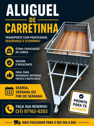 Aluguel de carretinha