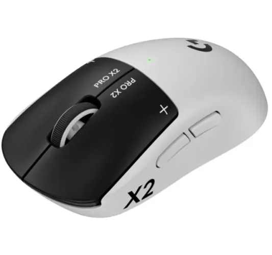 Mouse Gamer Sem Fio Pro X2 Superstrike Lightspeed Logitech G Preto E Branco
