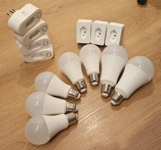 Kit Smart Home Wi-Fi - Tomadas e Lâmpadas RGB Inteligentes (Alexa / Google Home)