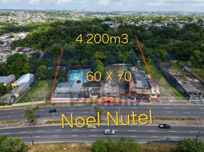 Terreno com excelente localização na Cidade Nova, 4.200m2, 60 metros de fachada