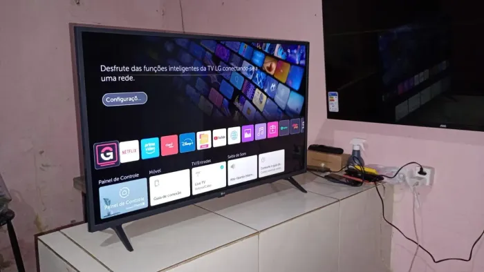 TV Smart LG 43 polegadas completa