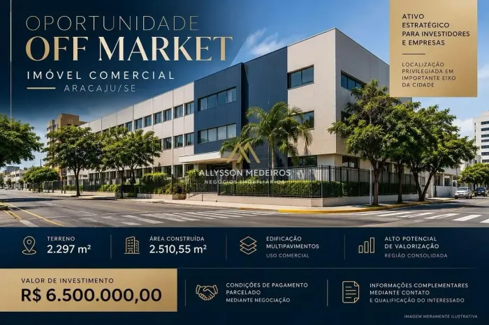 Prédio à venda, 2510 m² por R$ 6.500.000,00 - Luzia - Aracaju/SE