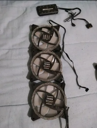 Kit fans cristal rgb