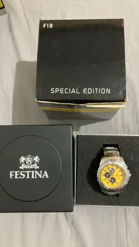 Festina chrono bike tour de france amarelo