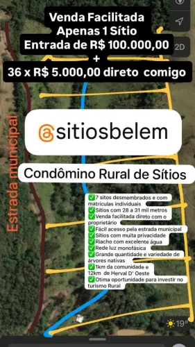 Condomínio de sítios Belém 