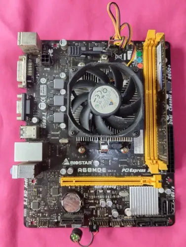 Kit placa mãe AMD + processador FM2+ A6 + cooler