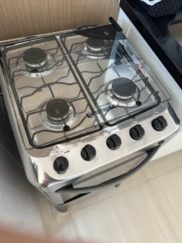 Fogão inox 4 bocas