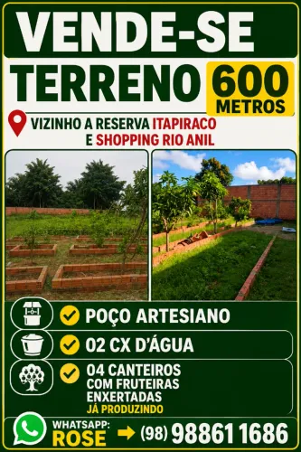 Oportunidade Única Terreno no Itapiracó 600m² fundo com Shopping e Faculdades