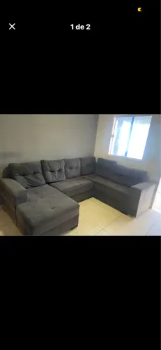 Sofá grande e confortável
