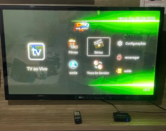 TV 55" não é smart