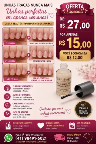 Base unha fortalecedora regeneração