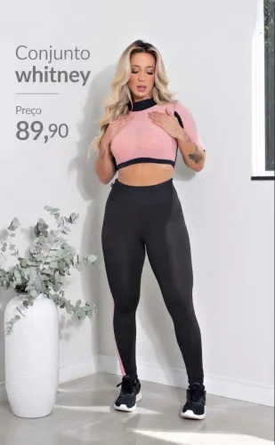 Roupa de academia plus 