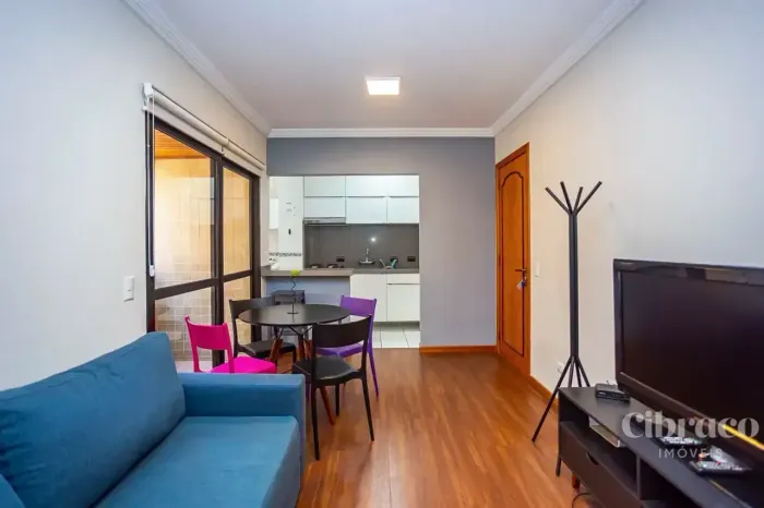 Apartamento para alugar no Batel com 1 quarto de 85,30m² - Virmond Residence